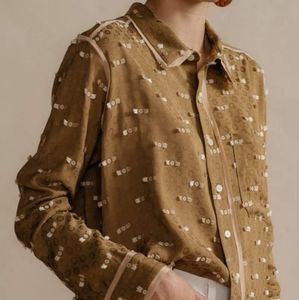 Rachel Comey, Rider Shirt, Size 2, Khaki.